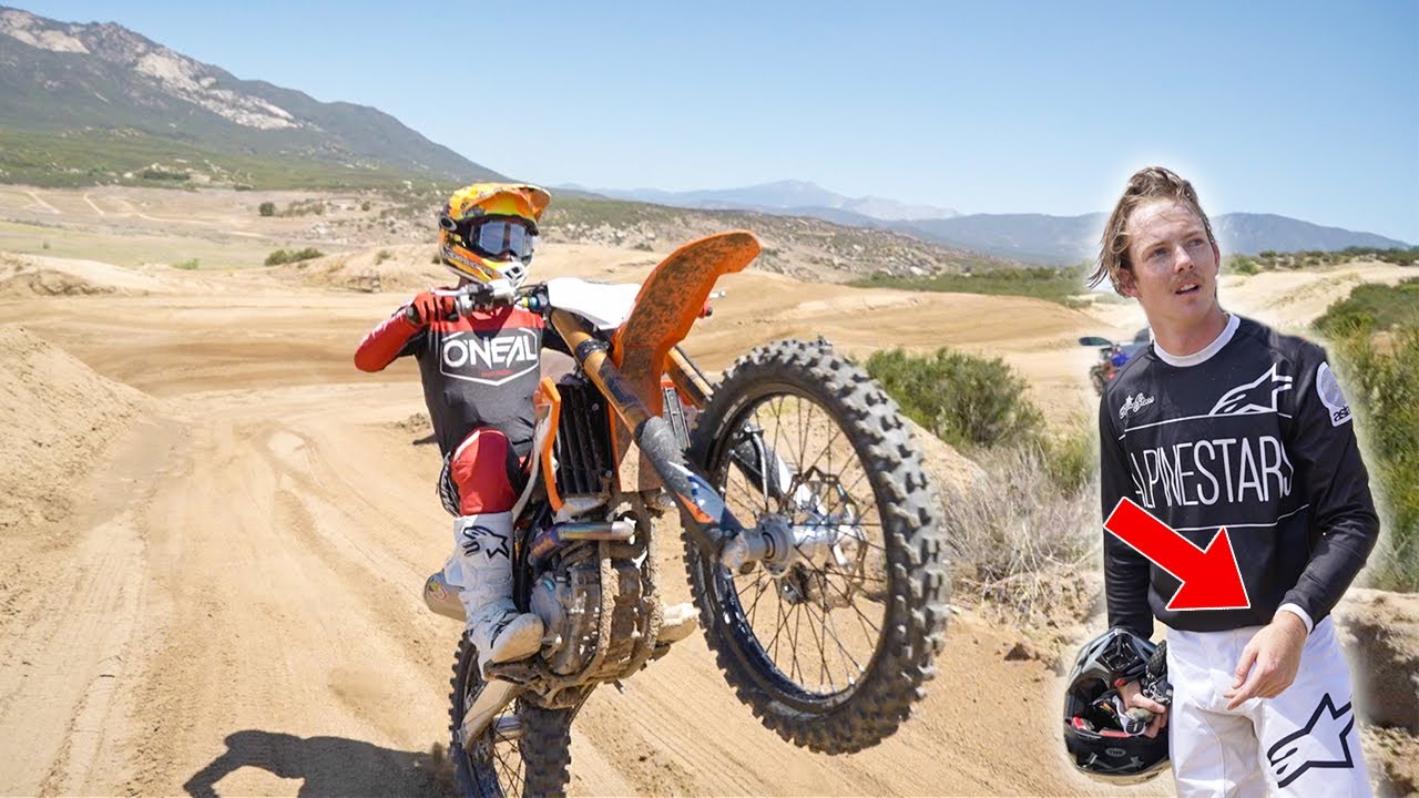 BIG DIRT BIKE CRASH ENDS WITH BROKEN WRIST!!