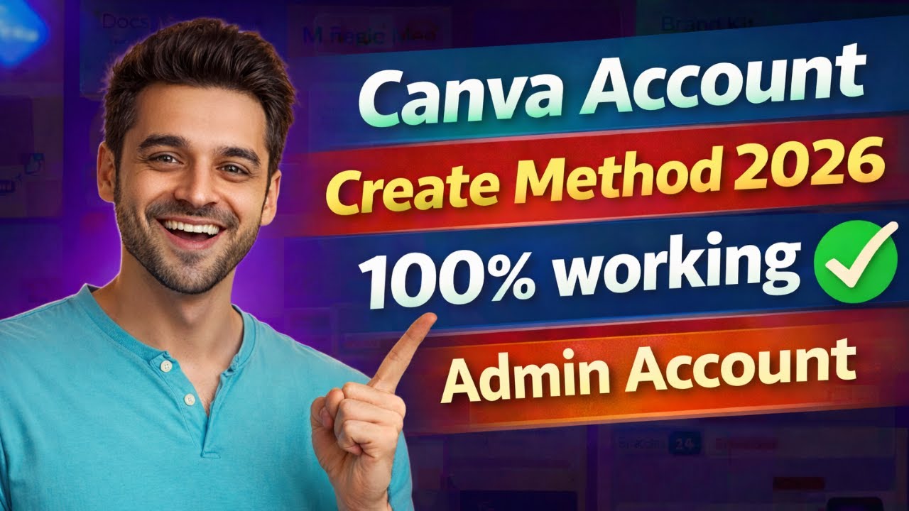 How to Create Canva Admin/Owner Account & Use Canva Pro | Full Tutorial 2026 | Canva for Beginners