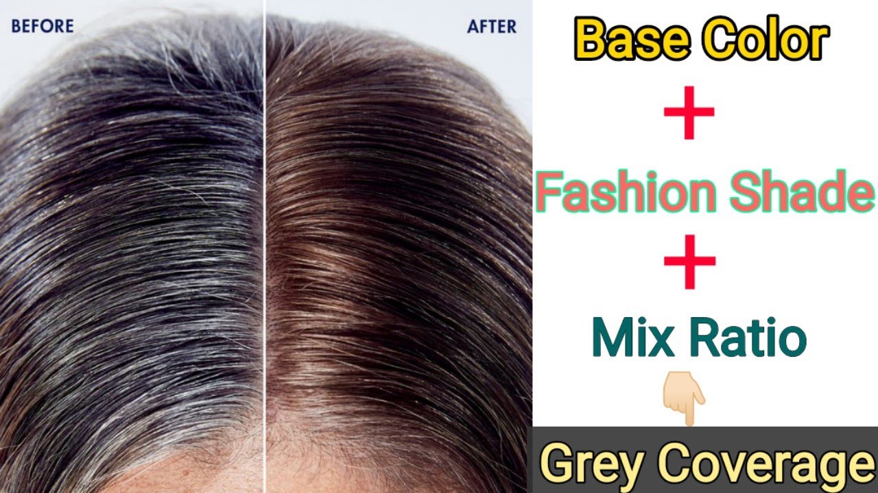 Grey Coverage in Fashion Shade Full Explained Class || Mixing Ratio || By Salonfact