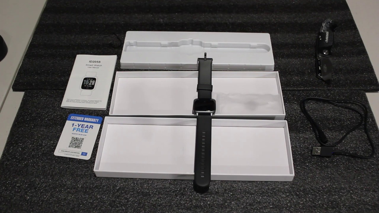 Unboxing & Quick look: LETSCOM ID205s Fitness Watch