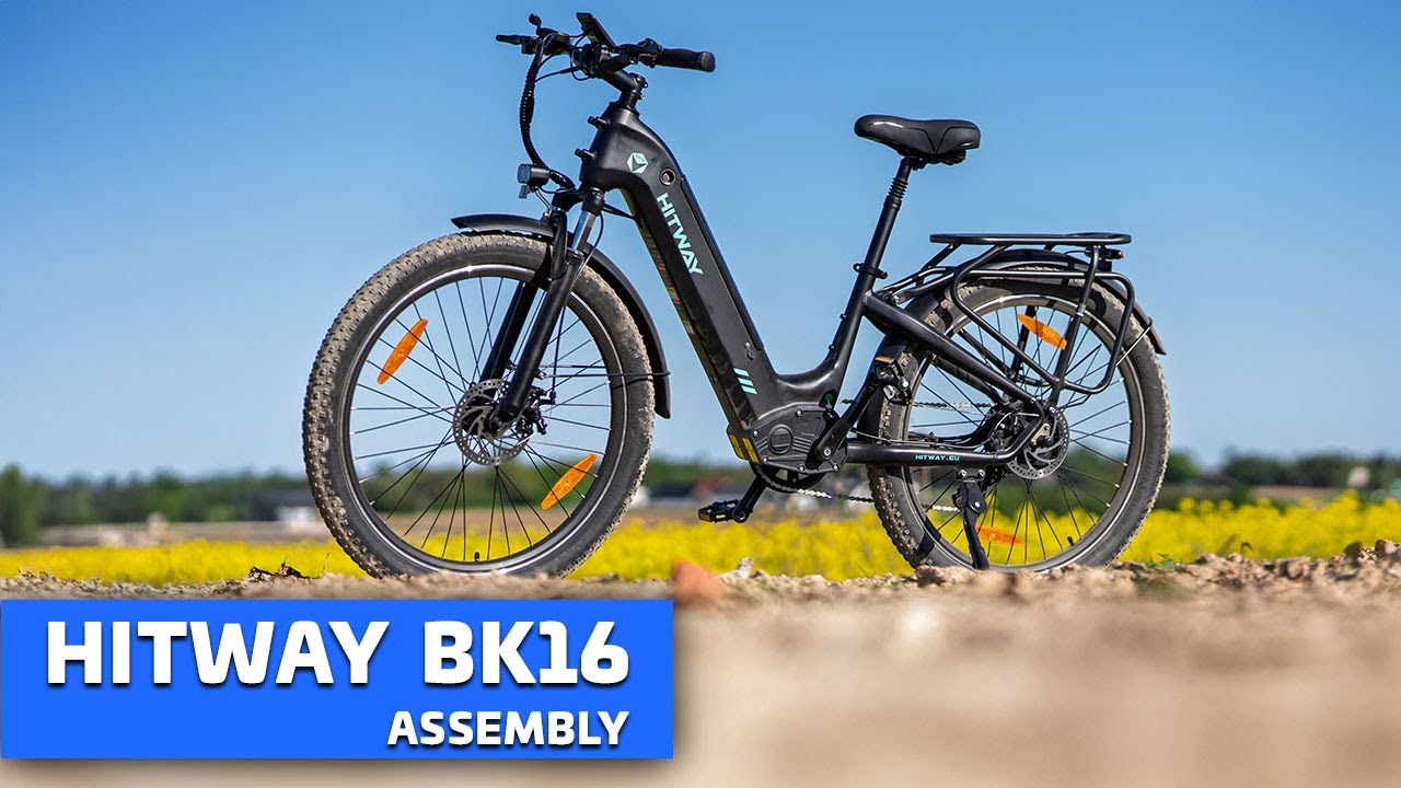 HITWAY BK16 – UNBOXING and ASSEMBLY | street-legal 250 W city e-bike