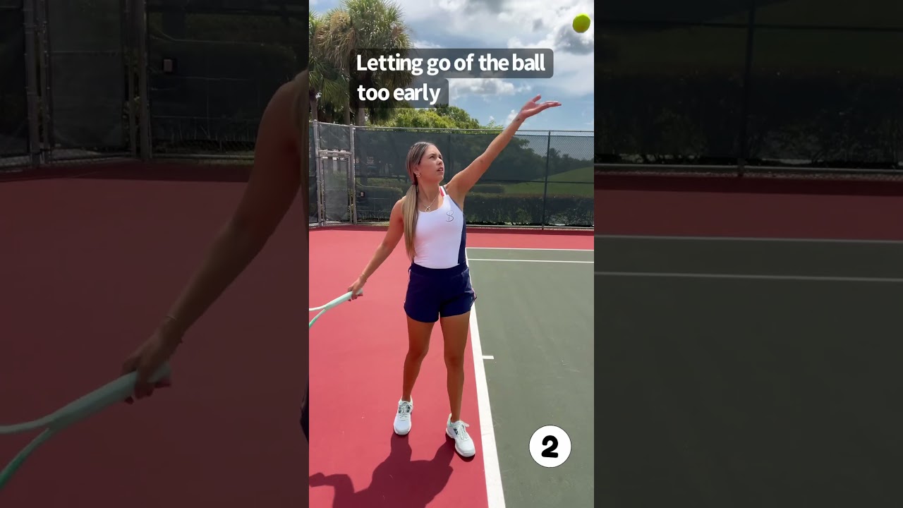 Common toss mistakes What&rsquo;s yours? #tennistip #tennislover #tennislesson #tennislessons #tennistime