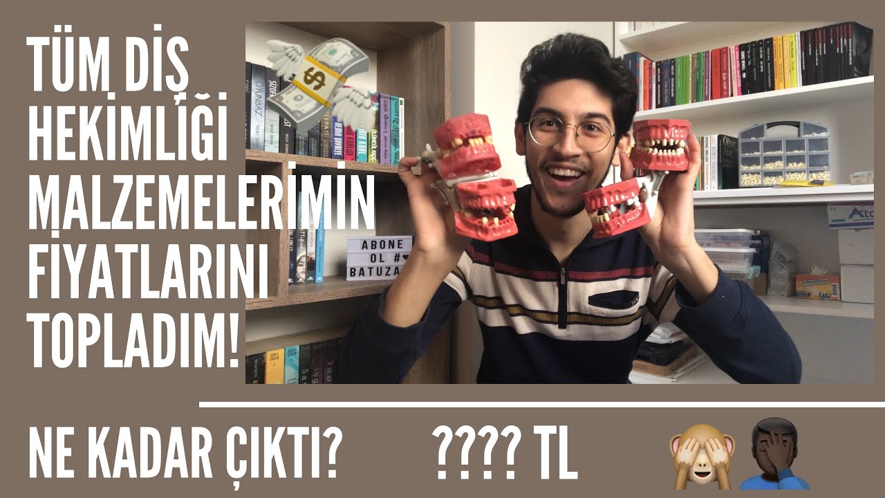 Tüm Diş Hekimliği Malzemelerimin Fiyatlarını Topladım! 💸 | Diş Hekimliği Okumak Masraflı Mı?