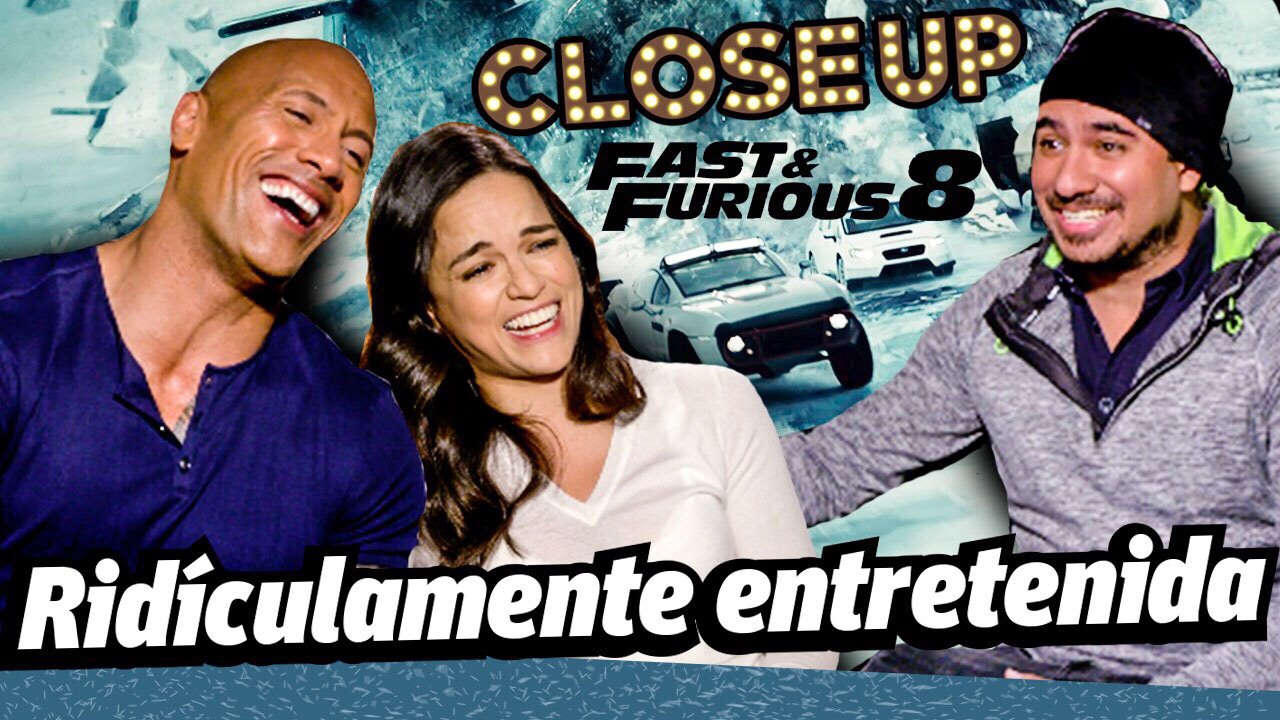 Rápido y Furioso8: LaRoca y MichelleRodríguez hablan en exclusiva