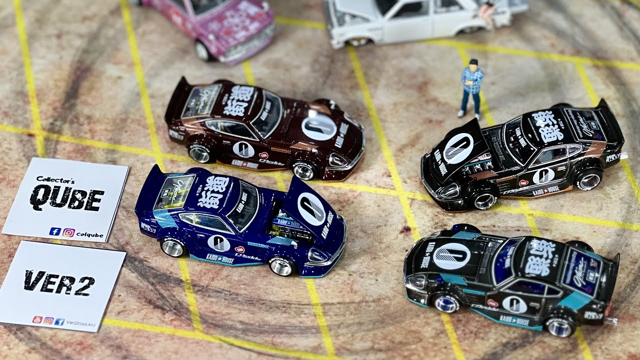 FirstLook Datsun KAIDO Fairlady Z Dark Red & Blue & CHASE!