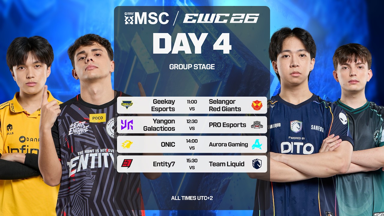 [LIVE] | MSC AT EWC Group Stage Day 4 | (ENG)