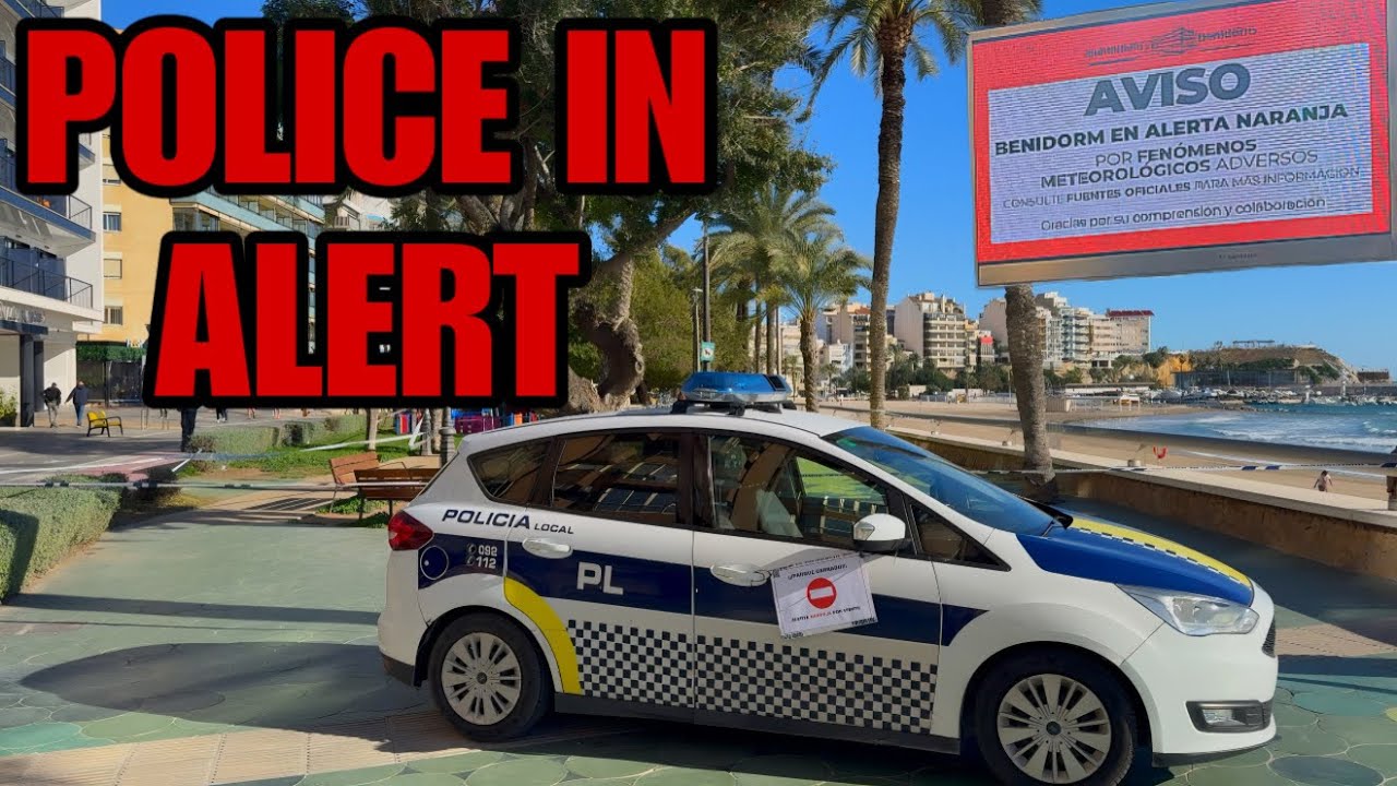 Полиция Бенидорма в состоянии повышенной готовности! ⚠️🚔
