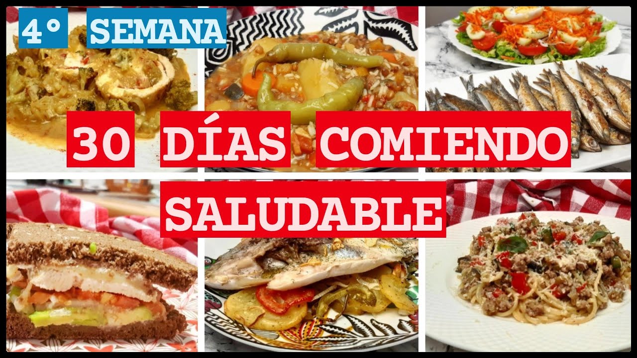 💪ÚNETE AL RETO‼️. 4ª semana de COMIDA SALUDABLE para decir ADIOS DEFINITIVAMENTE a las DIETAS.