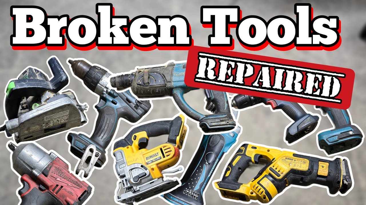 Power tool repairs, NO Talking, just fixing.
