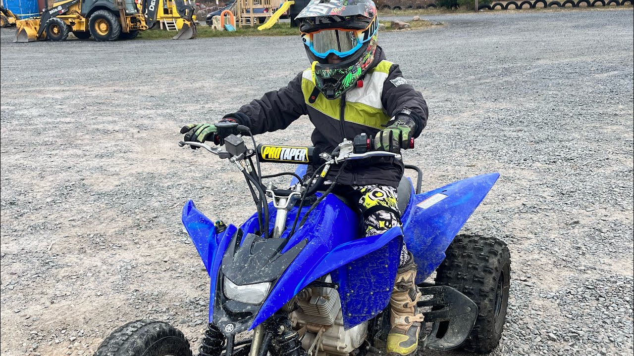 Practicing on my new Raptor 125 at Alvins Off-road Playground