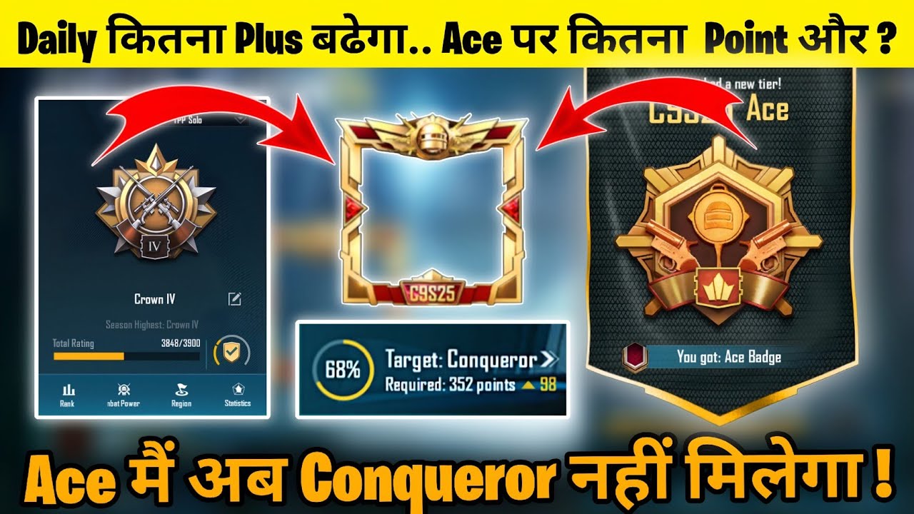 DAY 6🇮🇳 Ab Nahi Milega Conqueror Ace Pai❗️Today&rsquo;s Conqueror Points ‼️ Daily Targets 🎯