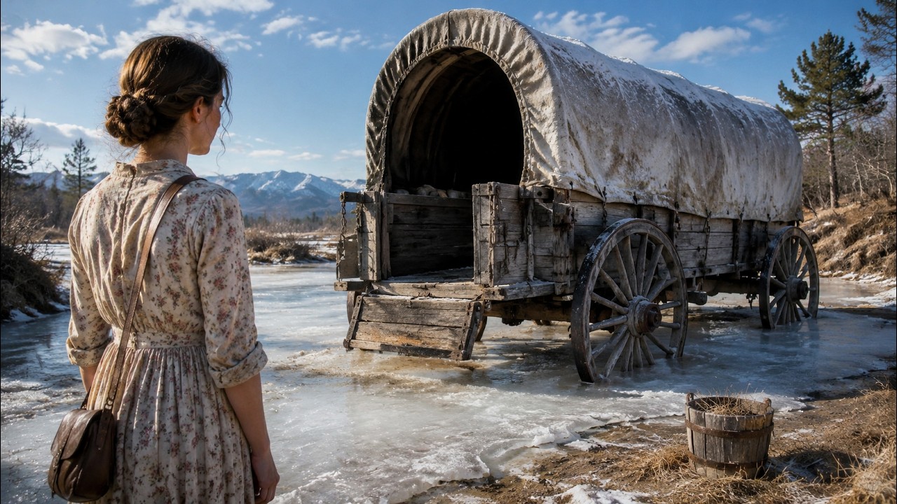 They Laughed When She Bought the Frozen Wagon Stuck in the Ice&mdash;Spring Thaw Showed What Was Inside