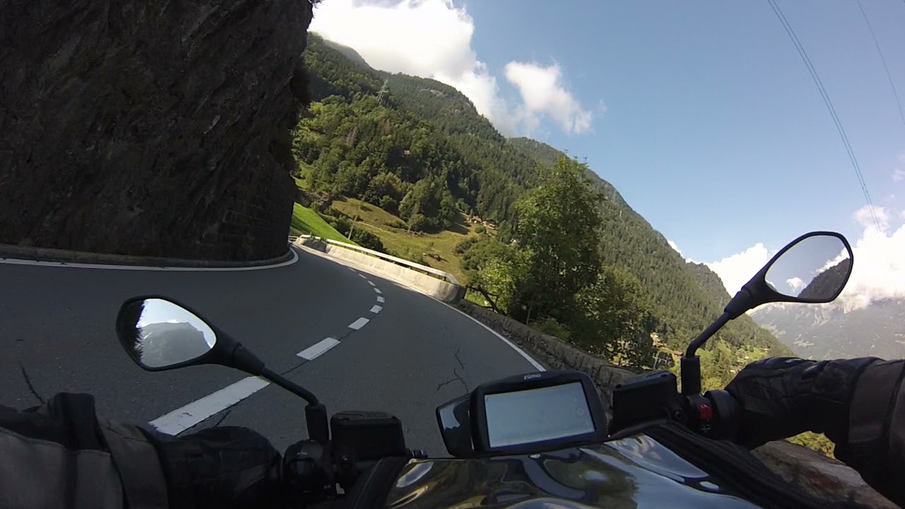 Wassen - Amsteg onboard Aprilia Shiver 900
