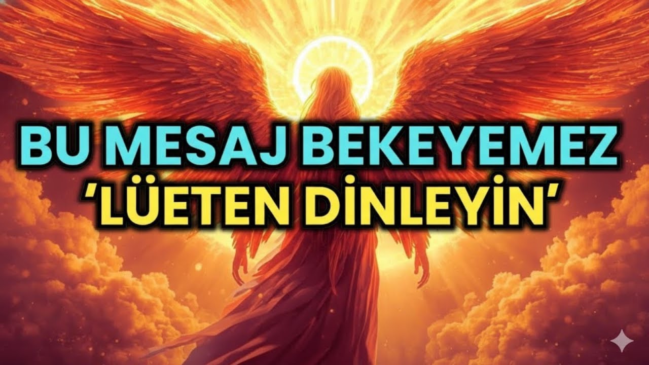 SEÇİLMİŞ KİŞİ, TANRI BU SABAH OLMADAN ÖNCE BUNU DUYMANIZA İHTİYAÇ DUYUYOR