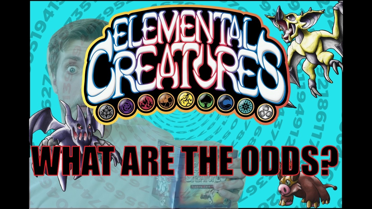 Elemental Creatures TCG Pack Math! Odds of finding any card / playset / holographic in Alpha Edition