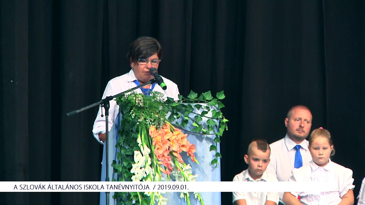 A Szlovák Általános Iskola tanévnyitója (2019.09.01)