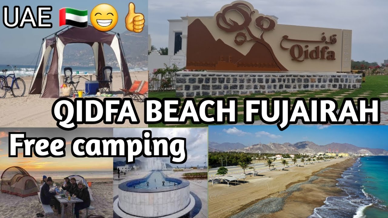 QIDFA BEACH | FREE CAMPING | FREE CAMPING IN UAE | HOT TOURIST SPOT 🏝