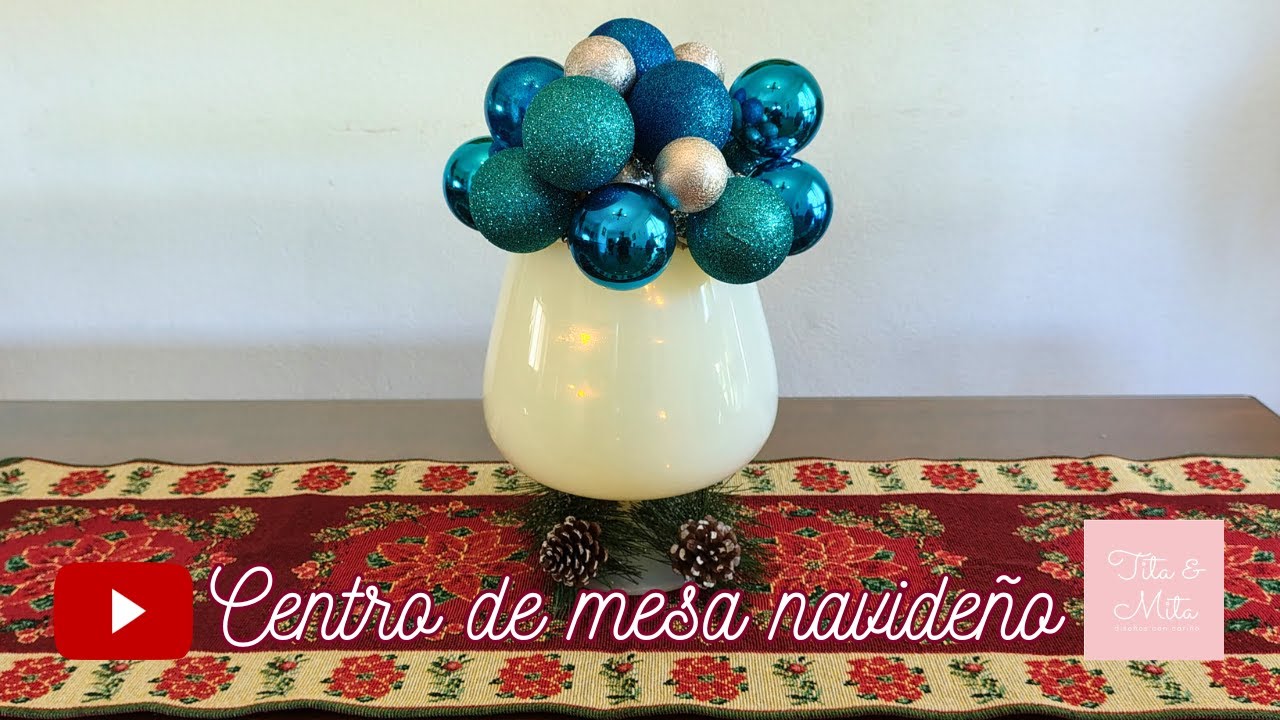 🪴 ¡Centro de mesa navideño! 🪴 / Manualidades fáciles, rápidas y útiles / TITA Y MITA
