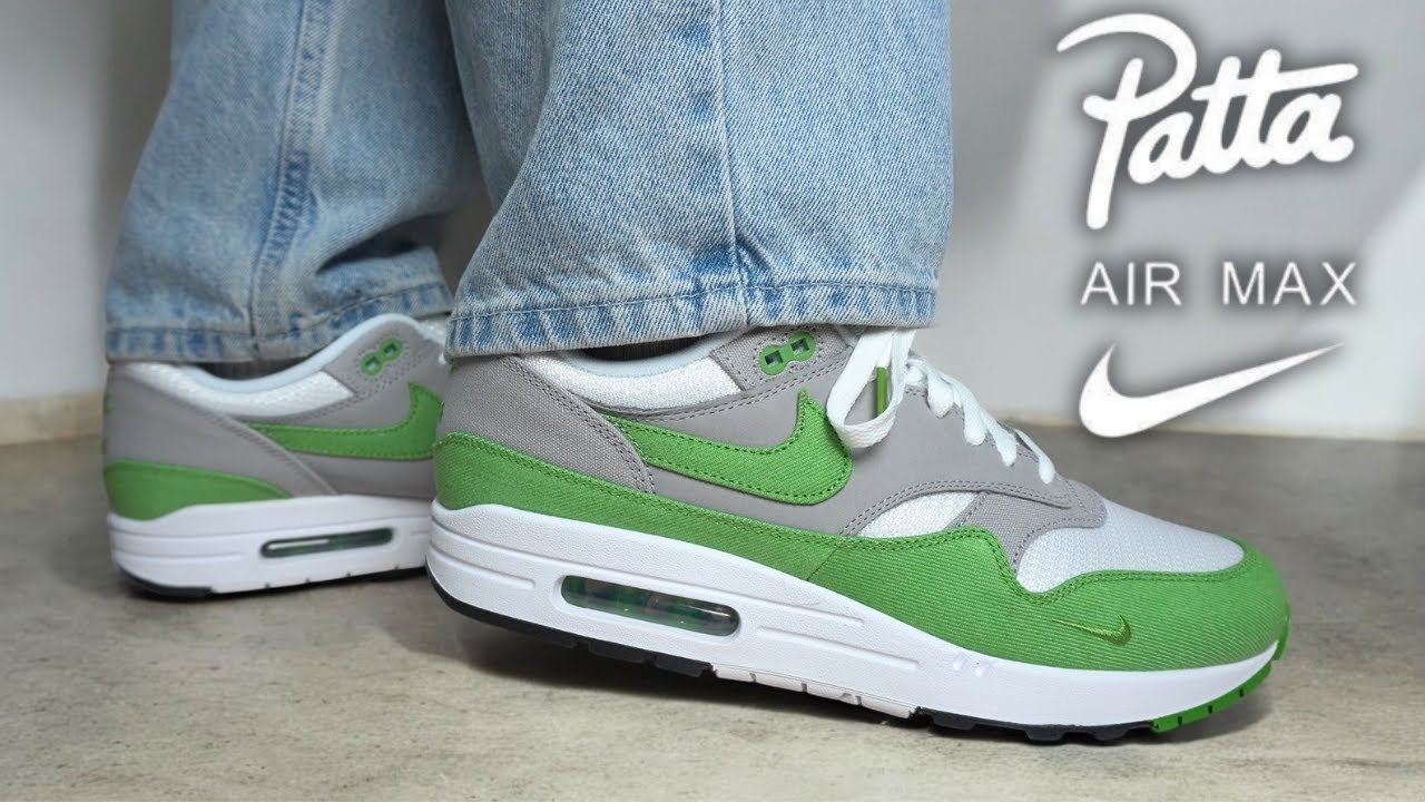 Одни из лучших кроссовок Air Max? Обзор Nike Air Max 1 Patta Chlorophyll 2024 и отзывы на ногах