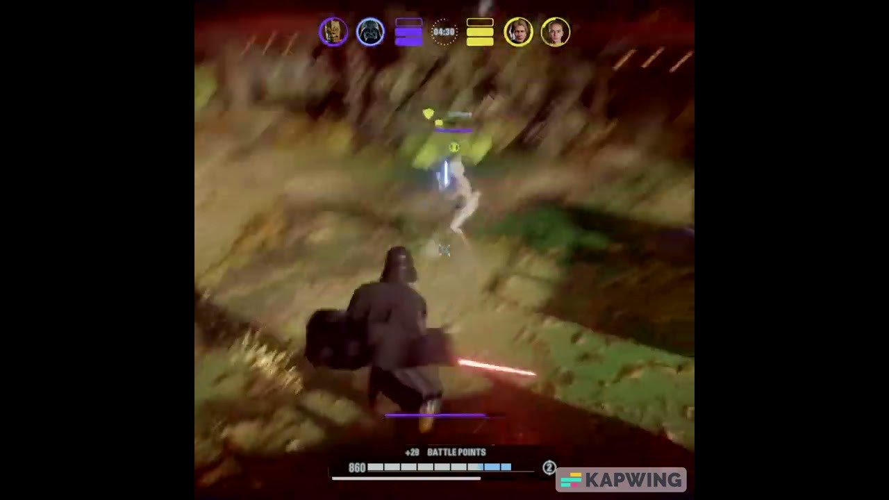 A pretty nice saber throw... || Battlefront 2 Duels!