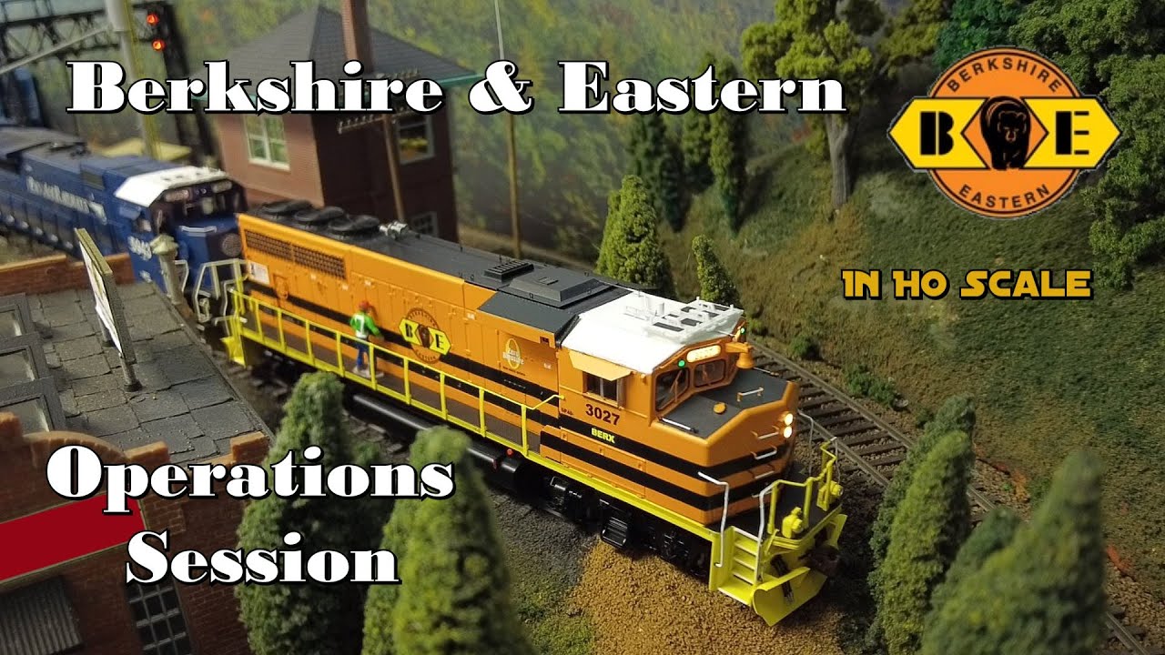 Explore Berkshire & Eastern Ops In HO Scale Model Magic!