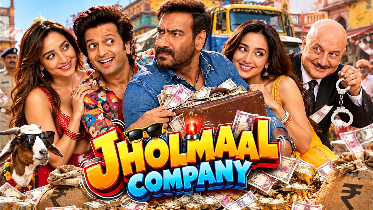 Jholmaal Company Full Movie | Ajay Devgn, Riteish Deshmukh, Neha Sharma, Anupam Kher | Comedy Movie