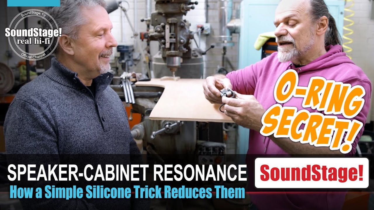 Laurence Dickie's  Amazing Music Box, Silicone O-Ring Speaker-Cabinet Demonstration (Ep:62)
