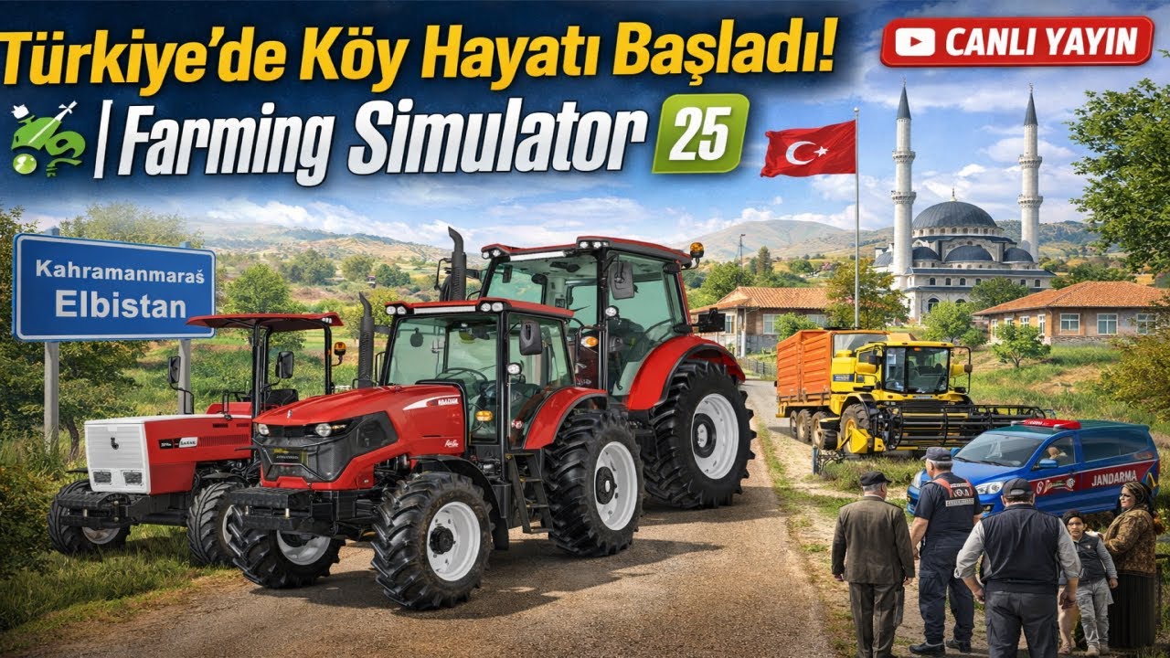 Türkiye’de Köy Hayatı Başladı! 🚜 | Farming Simulator 25
