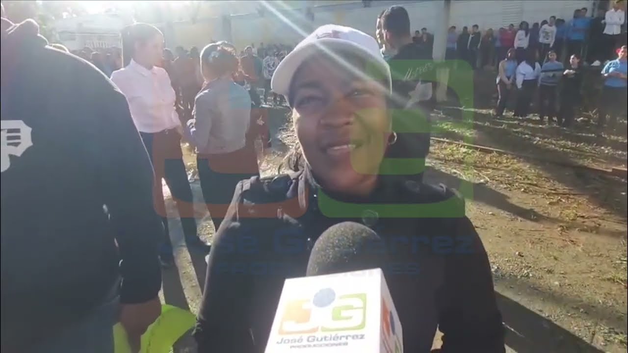 Exigen terminación de cancha y construcción de comedor en el liceo Luis Gómez Uribe, Jarabacoa