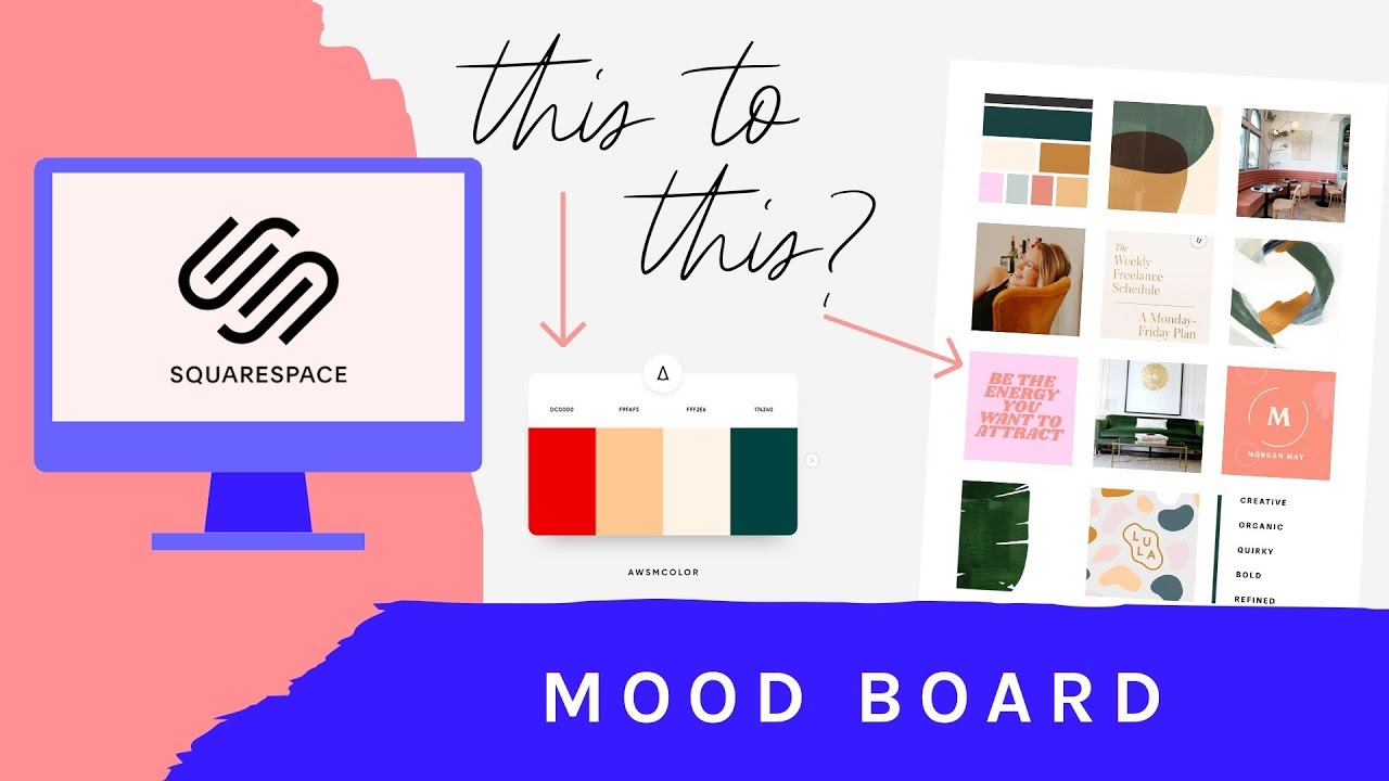 Building a brand mood board and brand color palette
