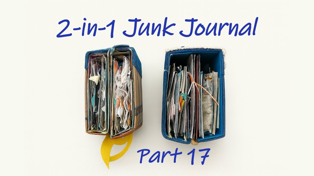 Two Hardcover Books in ONE Junk Journal! | Second Signature Decoration (Part 17)