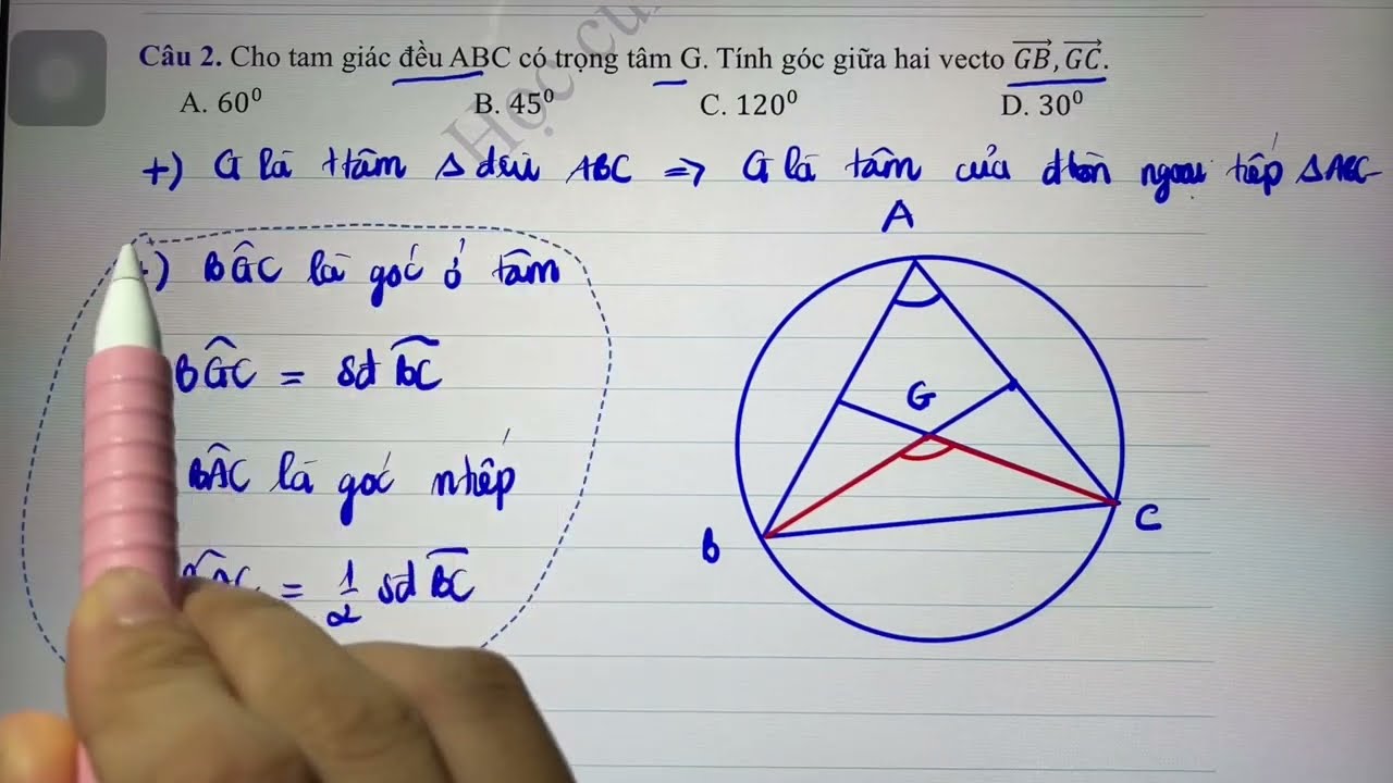 Toán 10. CĐ7. T9. Tổng - Hiệu - Tích vô hương - Góc giữa hai vecto - cơ bản và nâng cao
