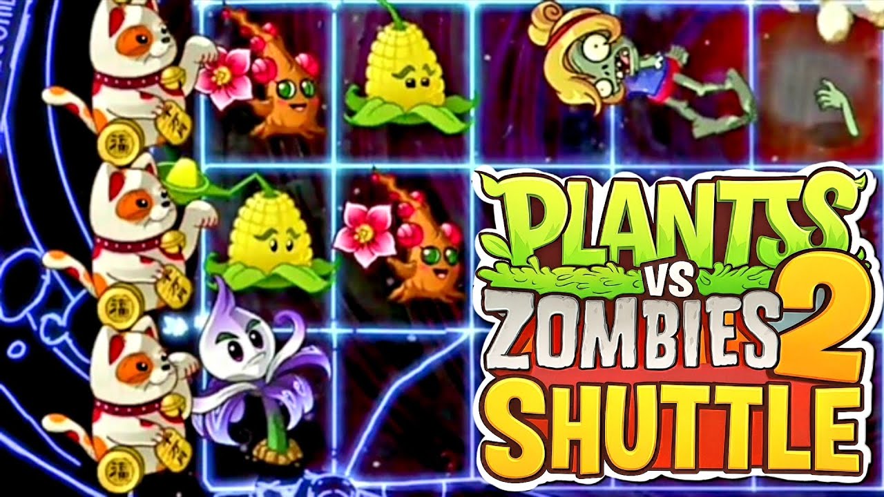 ШОК !!! МЕГА ЦВЕТОК В РАДУЖНОЙ ЛОКАЦИИ в игре PvZ-2 Shuttle 