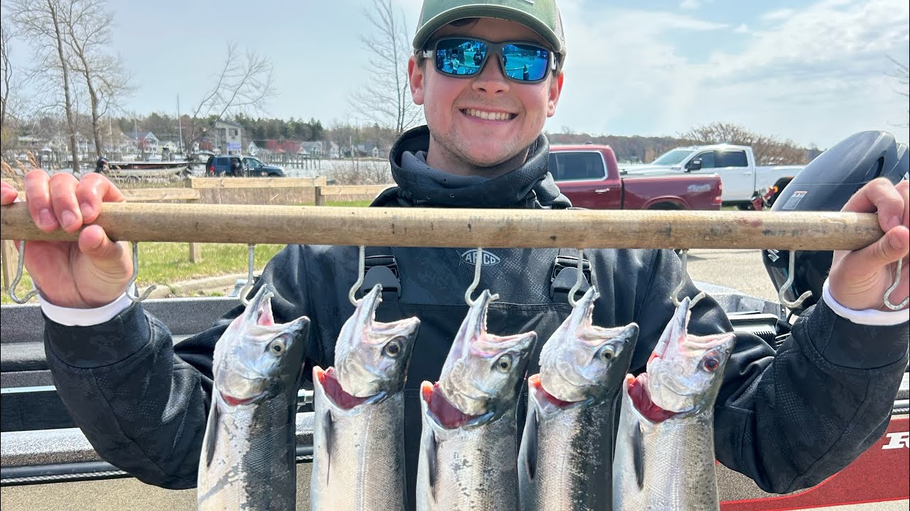 Spring Coho Fishing on Lake Michigan (Holland Michigan)