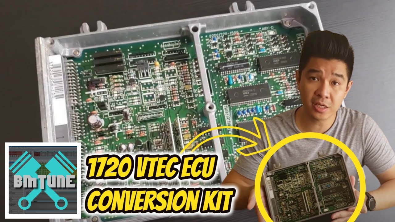 ||HONDA EF9/ED7 88-91 CIVIC&CRX|| Installing 1720 VTEC ECU Conversion Kit (P05, P06, P75) by BMTune👍