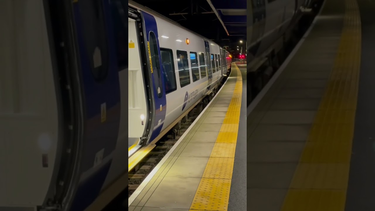 Buzzing Northern Train Parked at Blackpool North Station