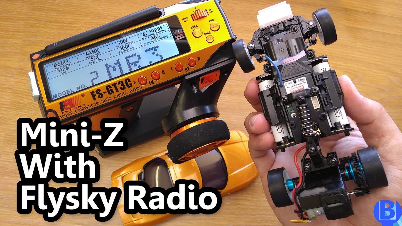 How to Bind & Setup Flysky GT3C with Mini-Z