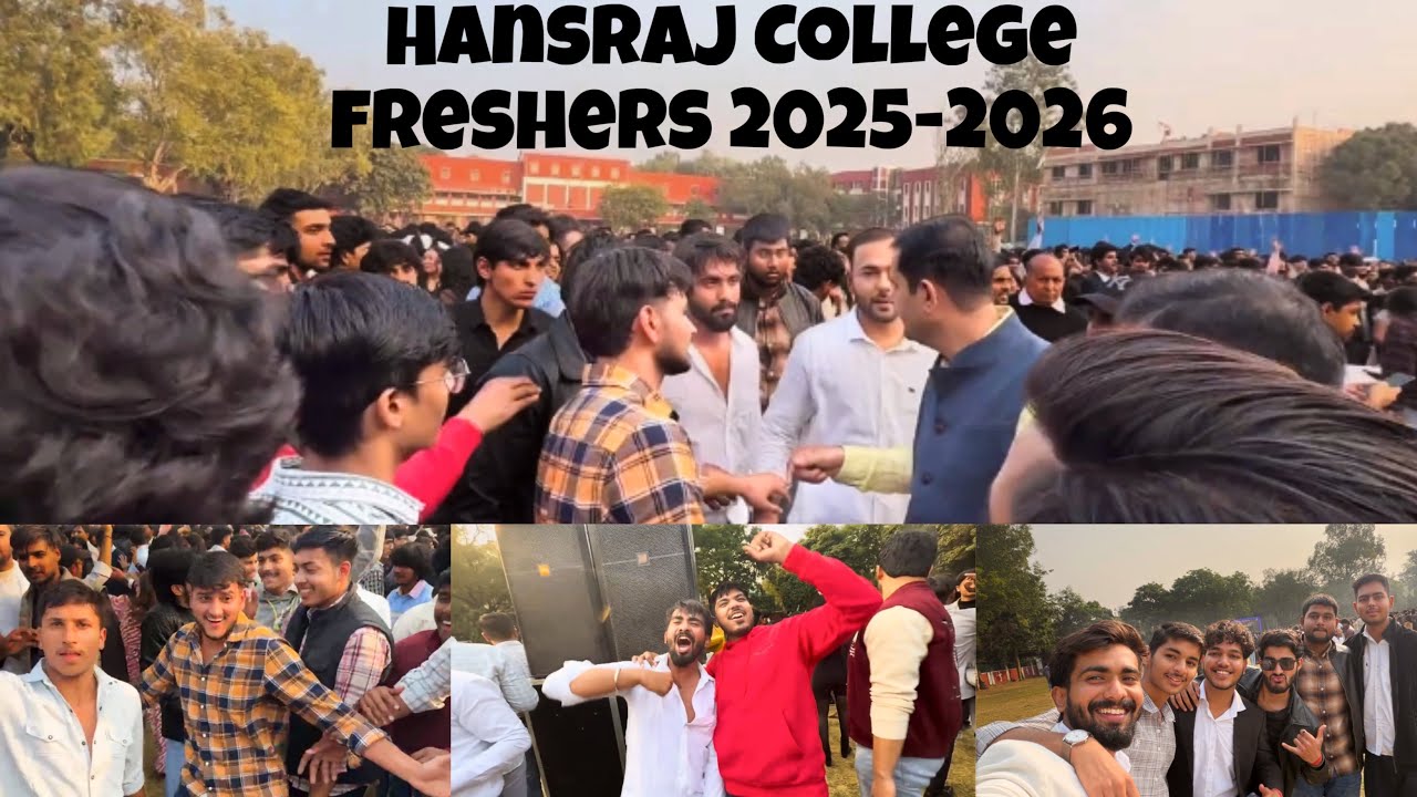 Inside Hansraj Freshers 2025-26 | Full Event Vlog 🎉 | Delhi University