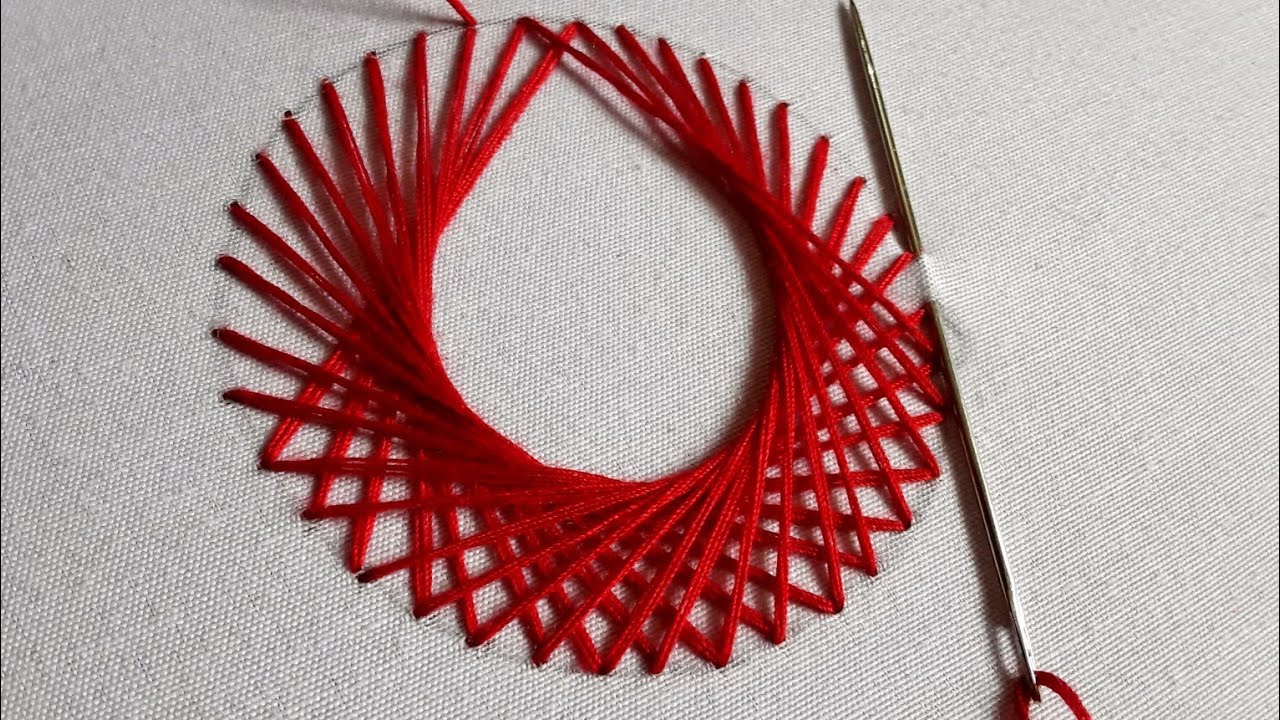[Class - 100] How to do Most beautiful Circle Embroidery Stitch