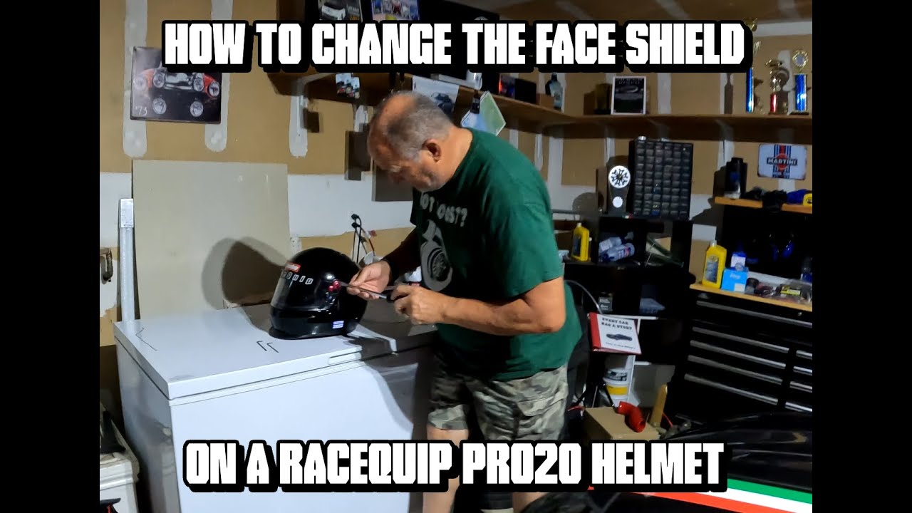 How to Replace the Face Shield on a RaceQuip Pro20 Helmet