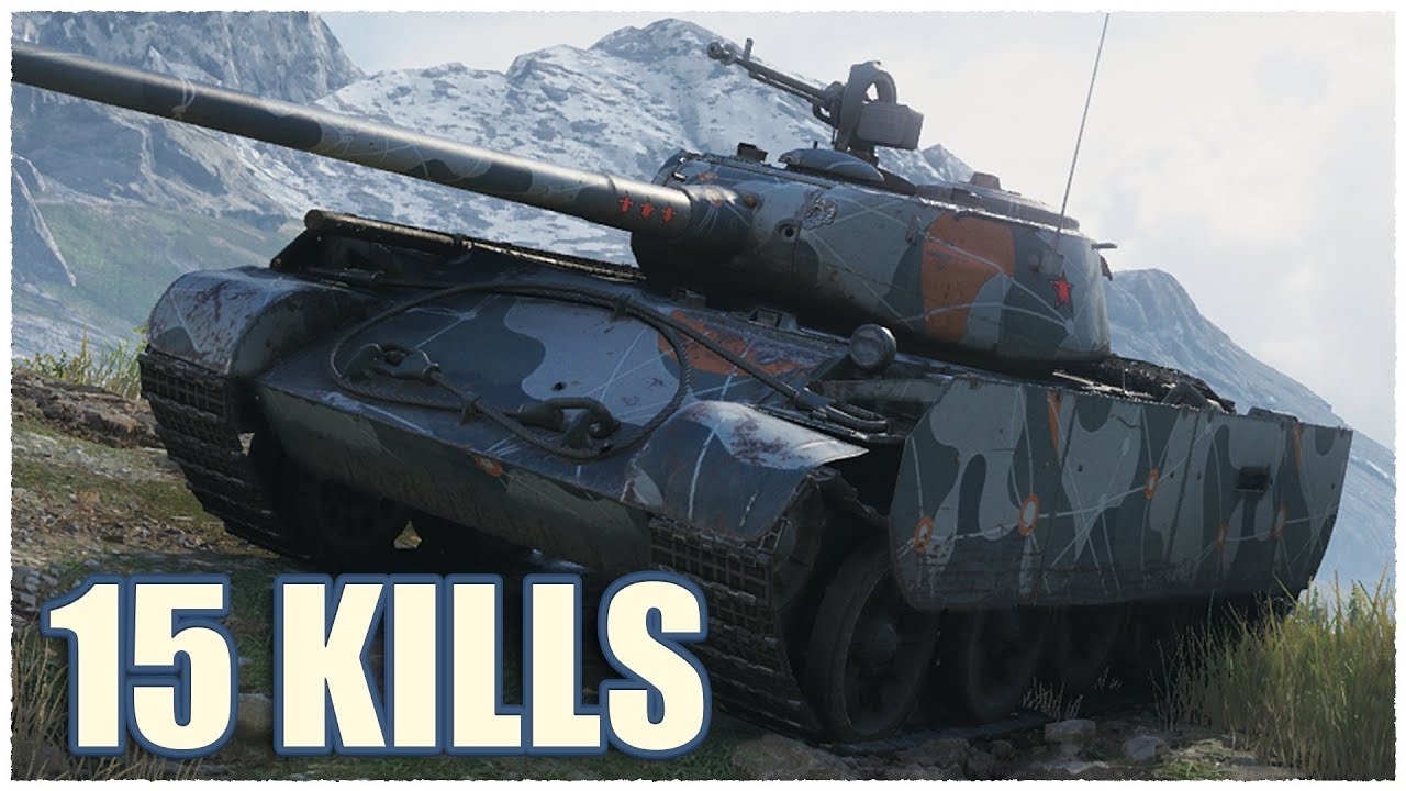 Т-44-100 (Р) • 15 ФРАГОВ • WoT Gameplay