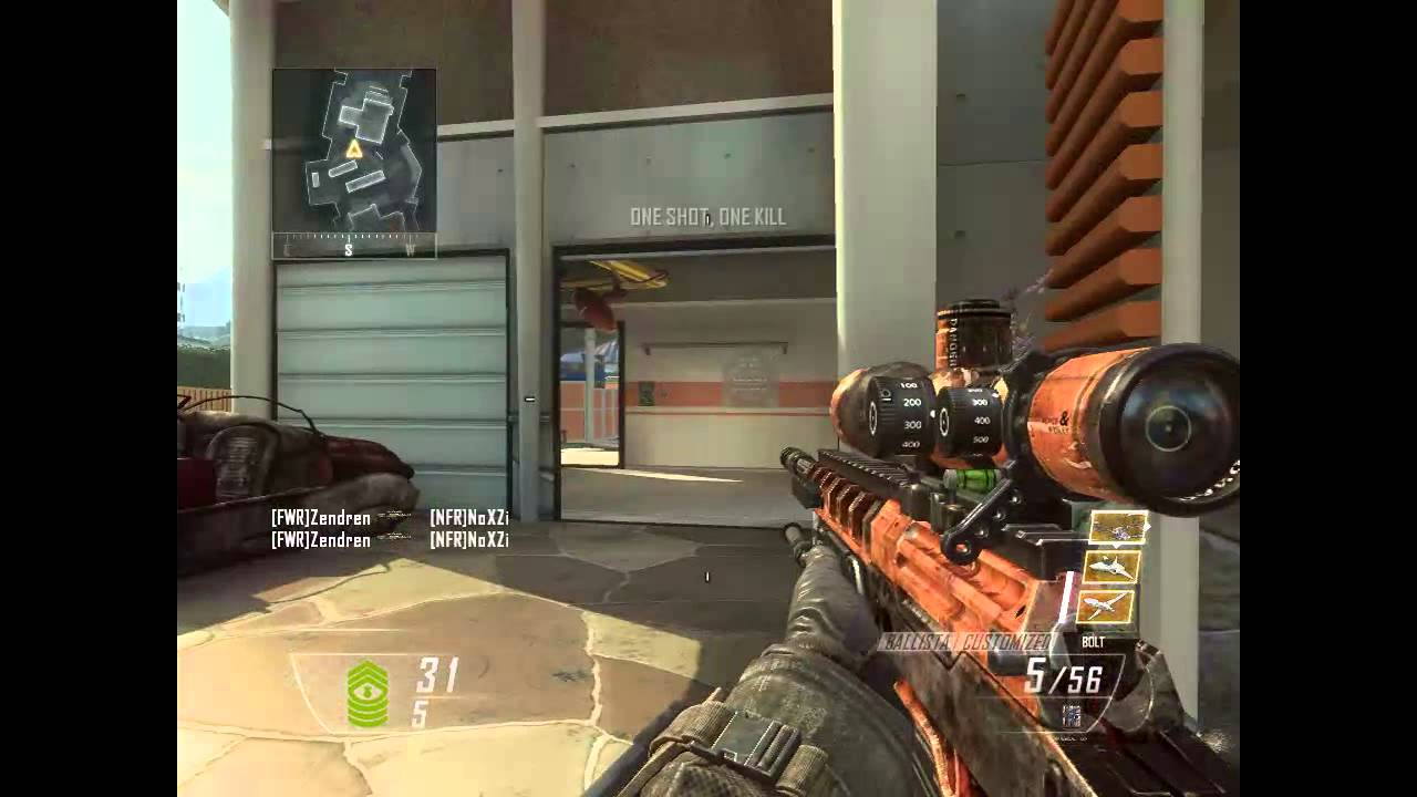 Black ops 2 Advanced 1v1 Spawn Trap Tutorial