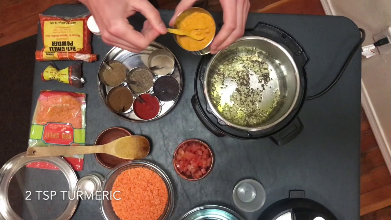 Instant Pot Dal Red Lentil