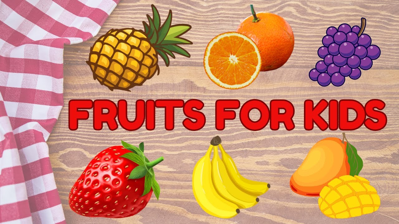 Learn Fruit Names for Kids | Fruit Names with Pictures | Kids Learning with Emmy.