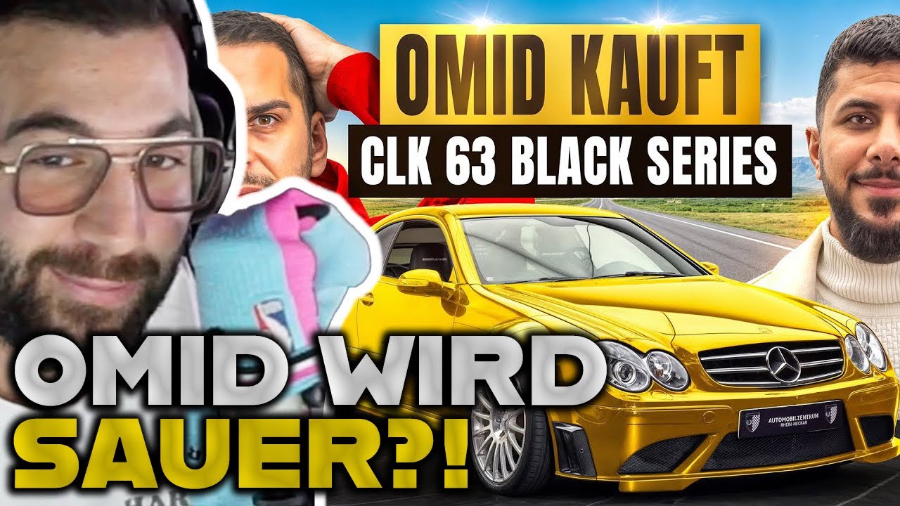 XXL OMID KAUFT FOLGE 😍🔥 MertAbi reagiert auf Omid kauft CLK 63 BLACK SERIES 🔥 || MertAbiReacts