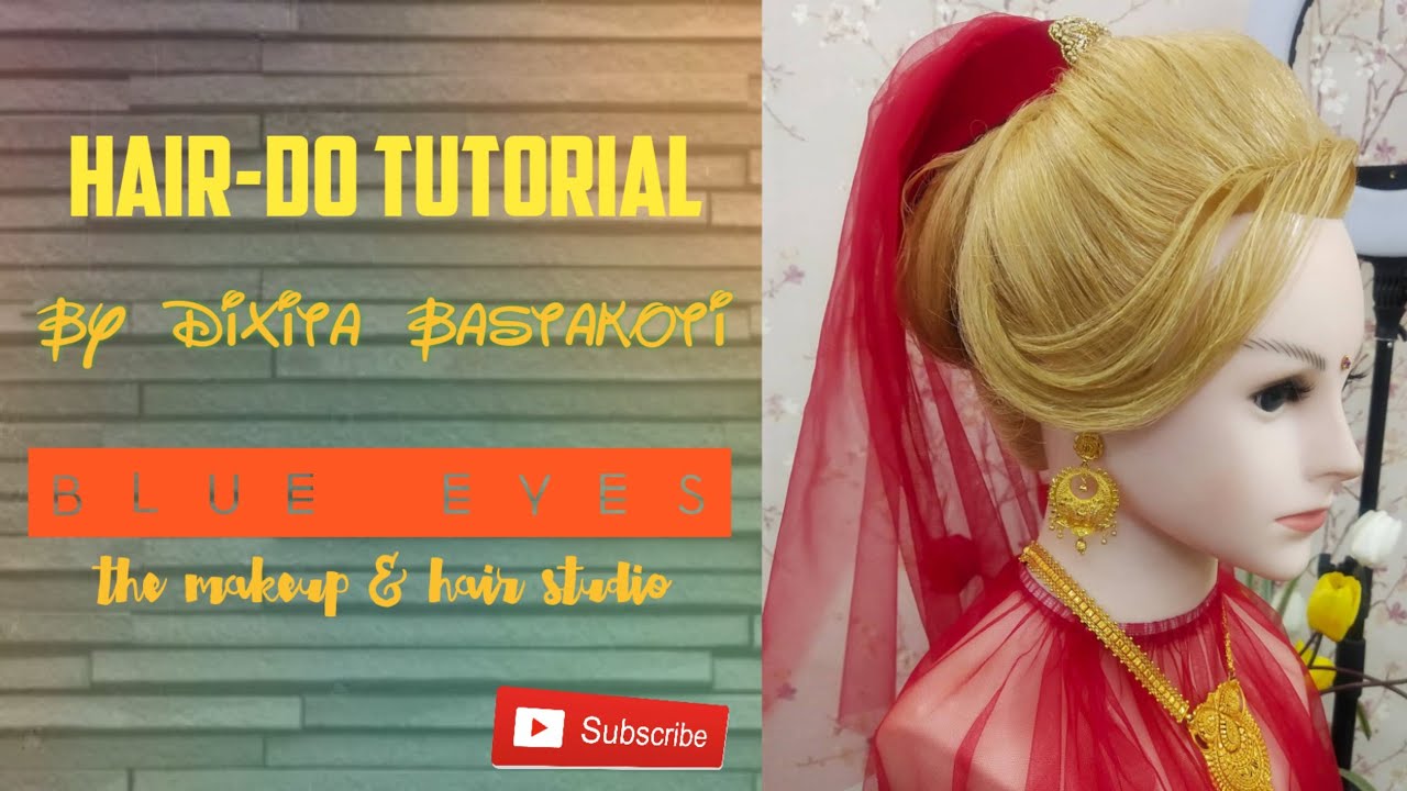 hair tutorial | nepali bridal hair tutorial | nepali cultural bridal hair style | bridal hair design