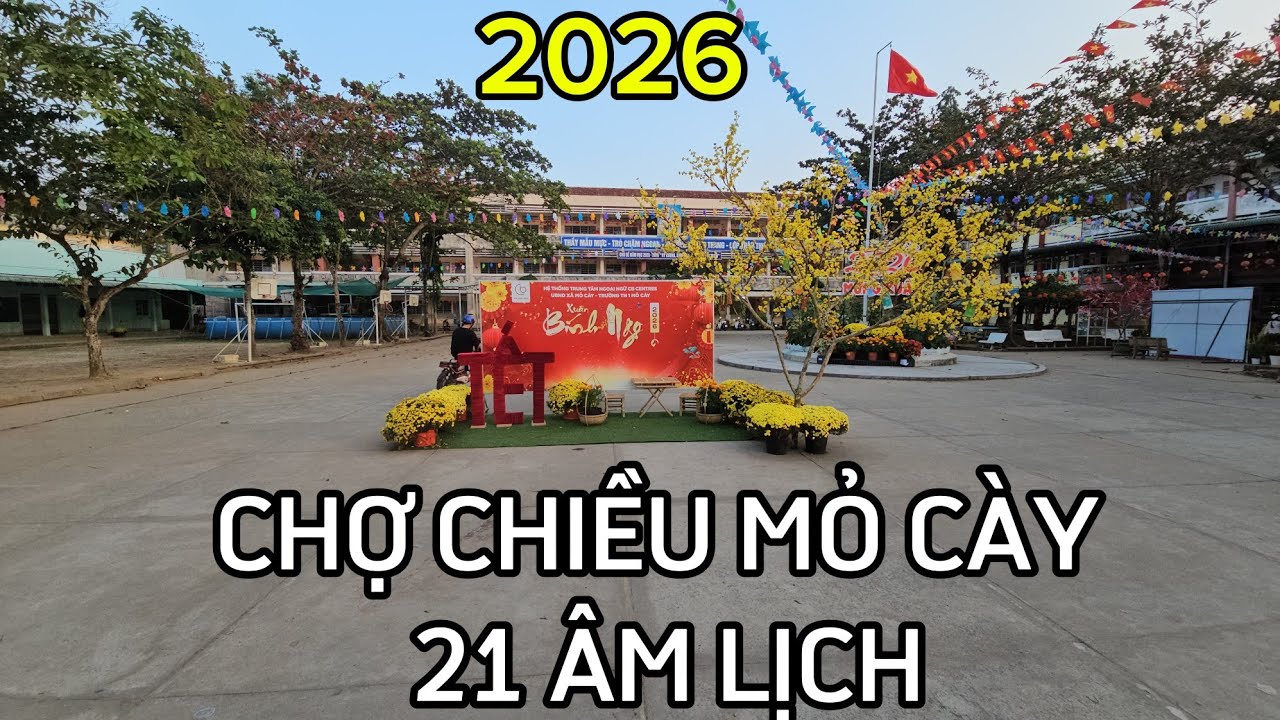 Chợ chiều Mỏ Cày 21 âm lịch