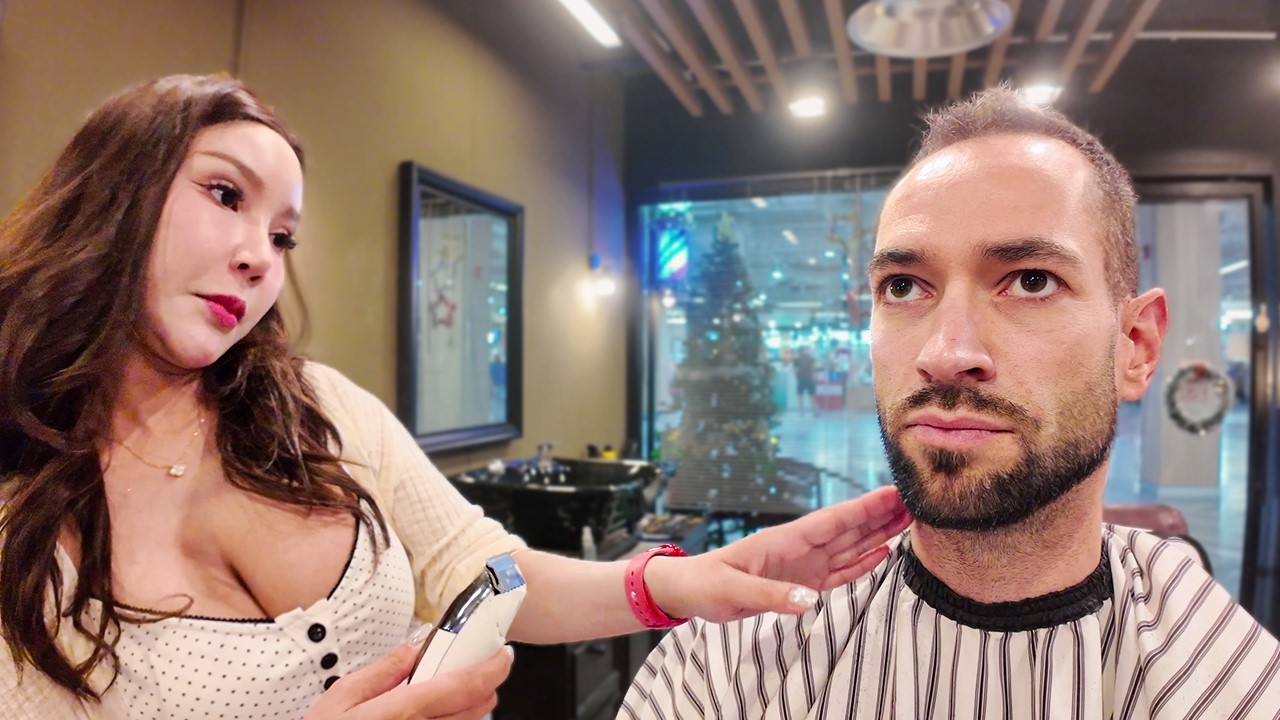 💈Italian Beard and Massage with Skilled Thai Barber [ASMR] – Bangkok 🇹🇭