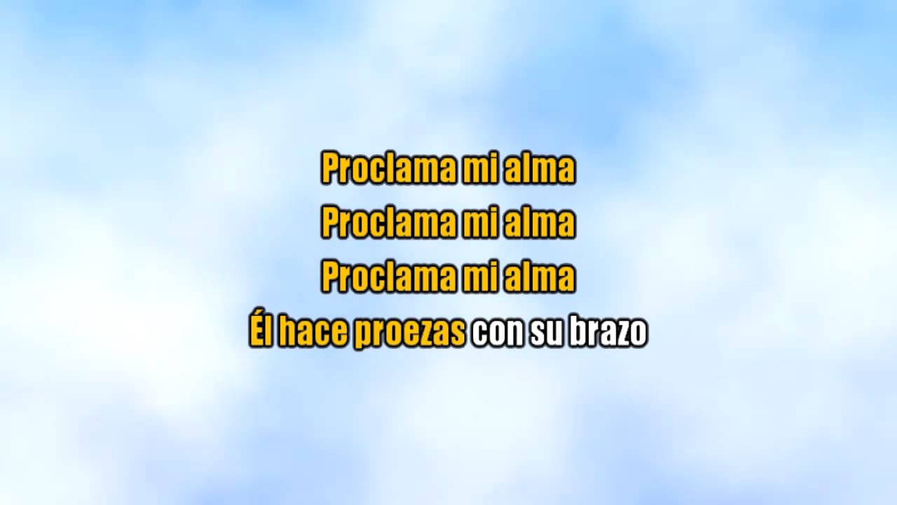 Magnificat (Lc 1, 46 - 55) LYRICS, Hermana Glenda © ®