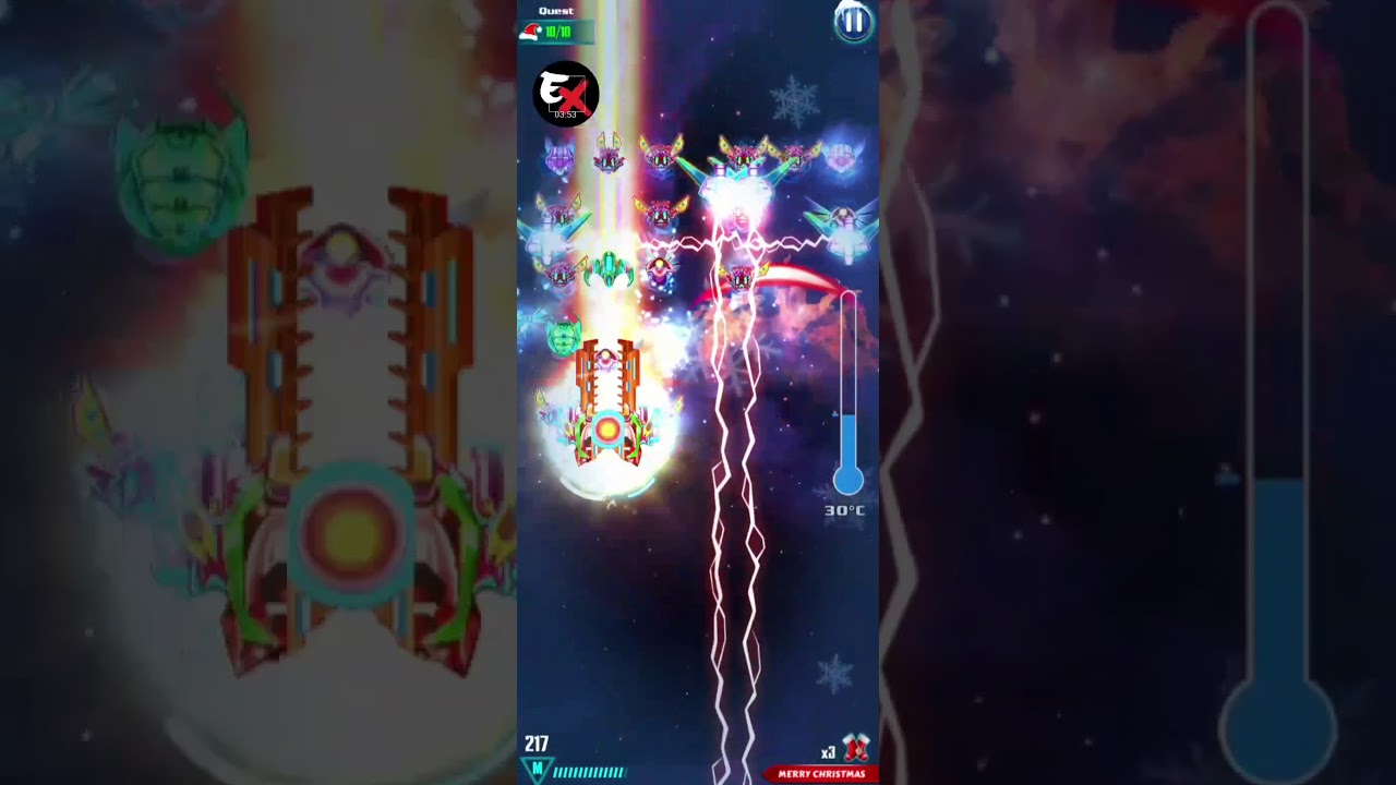 Galaxy Attack: Alien Shooter Merry Christmas Event - Level 20